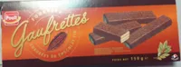 Gaufrettes Fourrées Enrobées de Chocolat Fin