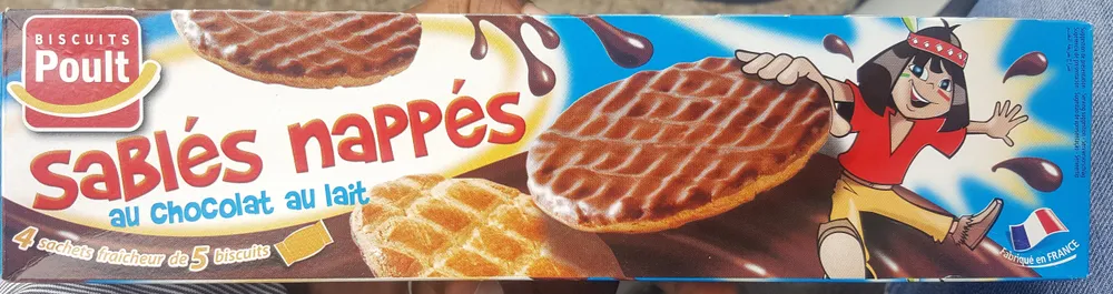 Biscuits Sablés Nappés au Chocolat au Lait