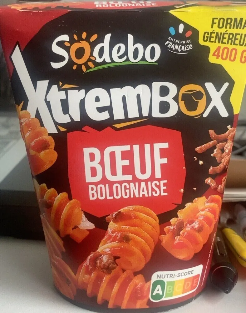 Xtrembox boeuf bolognaise