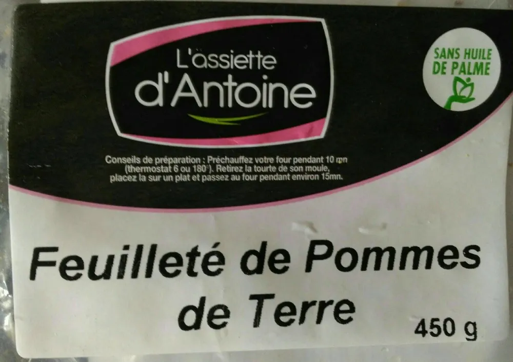Feuilleté aux pommes de terre