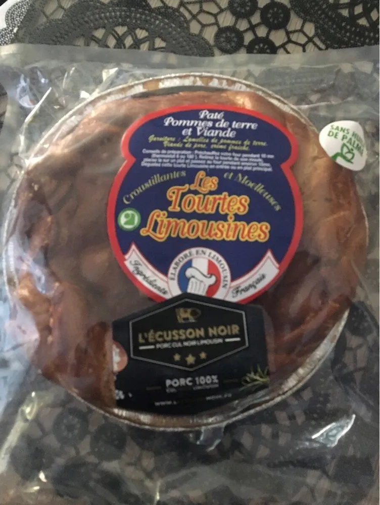 Pate de pommes de terre et viande brioche porc cul noir