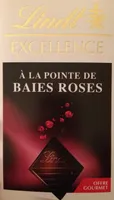 Chocolat à la Pointe de Baies Roses