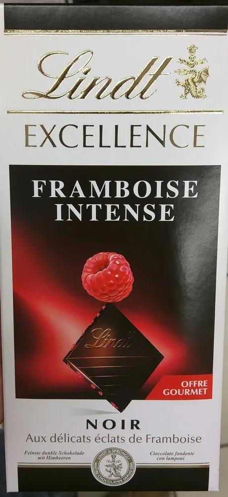 Excellence - Chocolat noir à la framboise intense