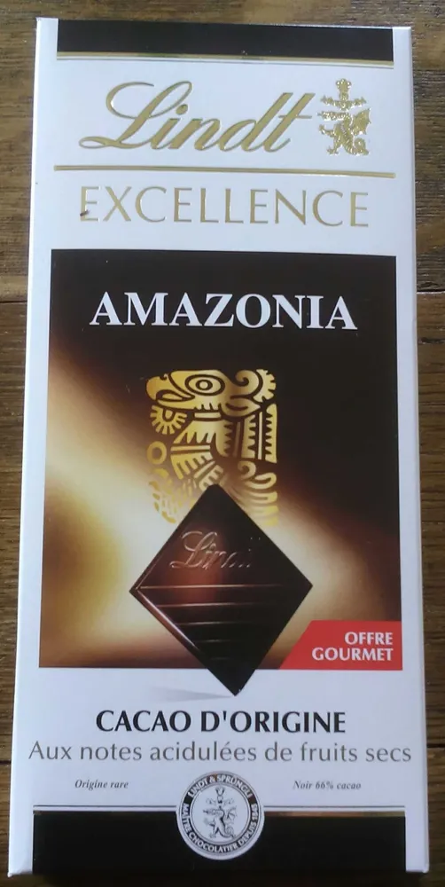 Excellence Amazonia - Chocolat noir cacao d'origine