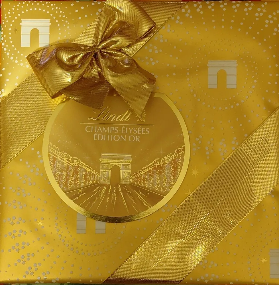 Lindt Champs-Elysées édition or