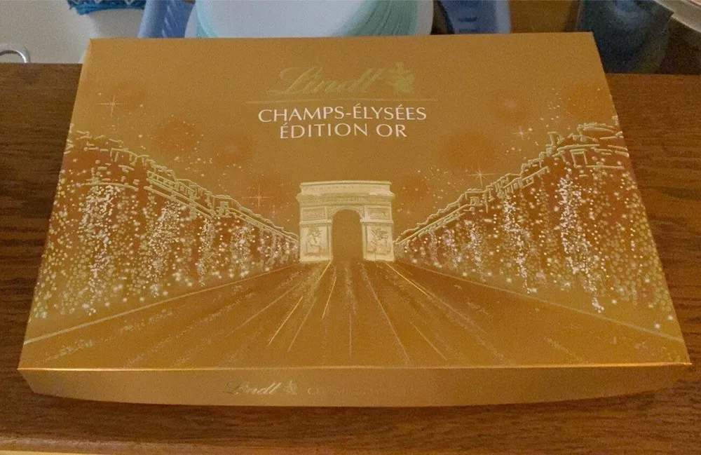 Chocolat Champs-Elysées édition OR