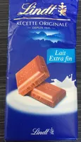 Lindt chocolat lait extra fin