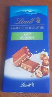 Lindt Lait Noisettes