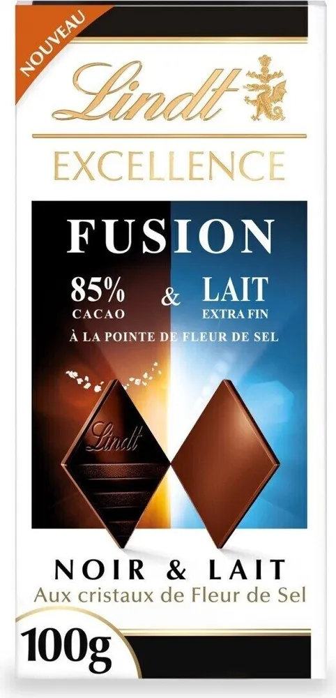FUSION NOIR & LAIT Aux cristaux de Fleur de Sel