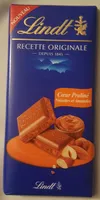 Tablette chocolat coeur praliné noisettes amandes