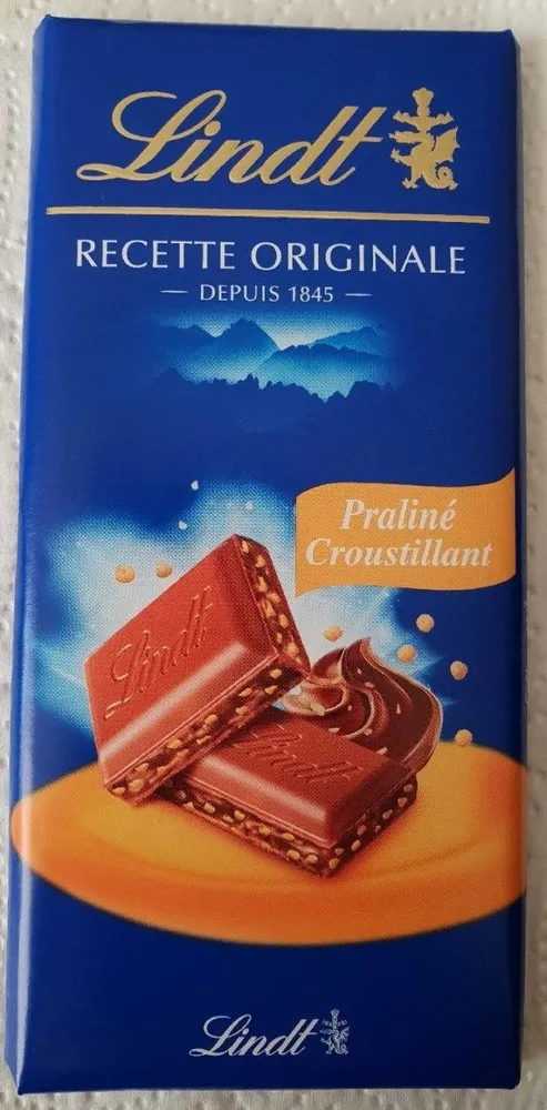 Lindt Recette Originale Praline Croustillant 2x100g