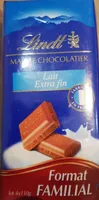 Chocolat au lait tablette
