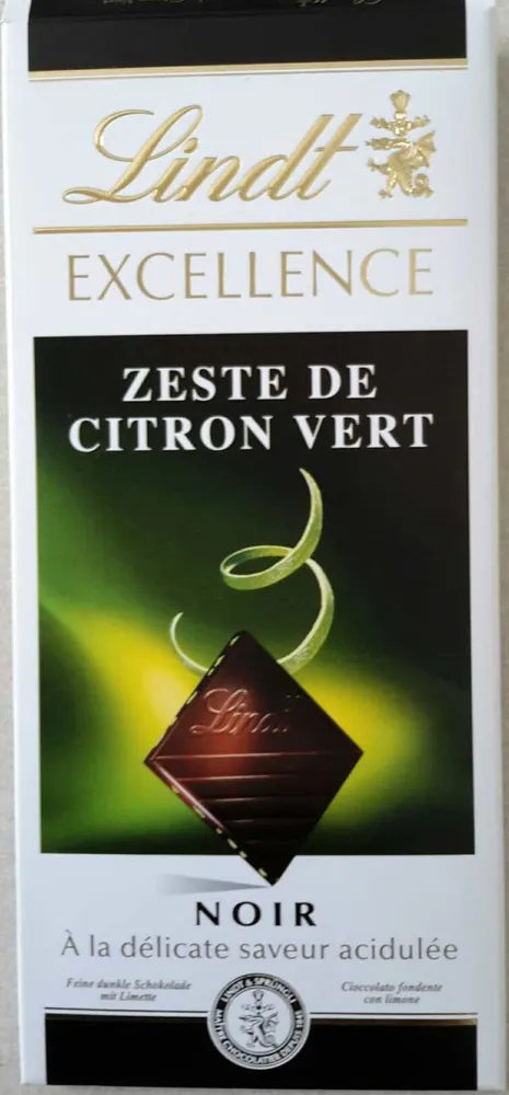 Excellence Noir Zeste de Citron Vert
