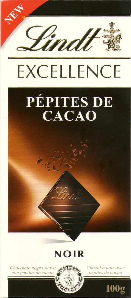 Chocolat noir pépite de cacao