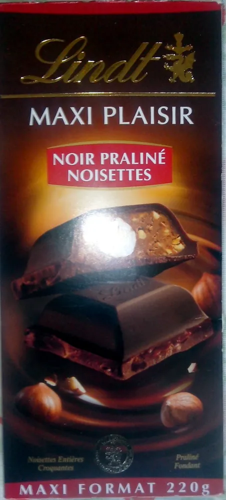MAXI PLAISIR Noir Praliné Noisettes