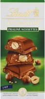 Lindt Chocolat au lait praliné noisettes