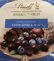 Sensation Fruit dunkle Schokolade Heidelbeere & Acai