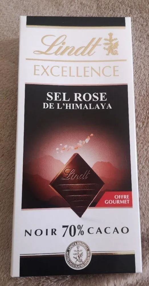 Noir 70% sel rose de l'Himalaya