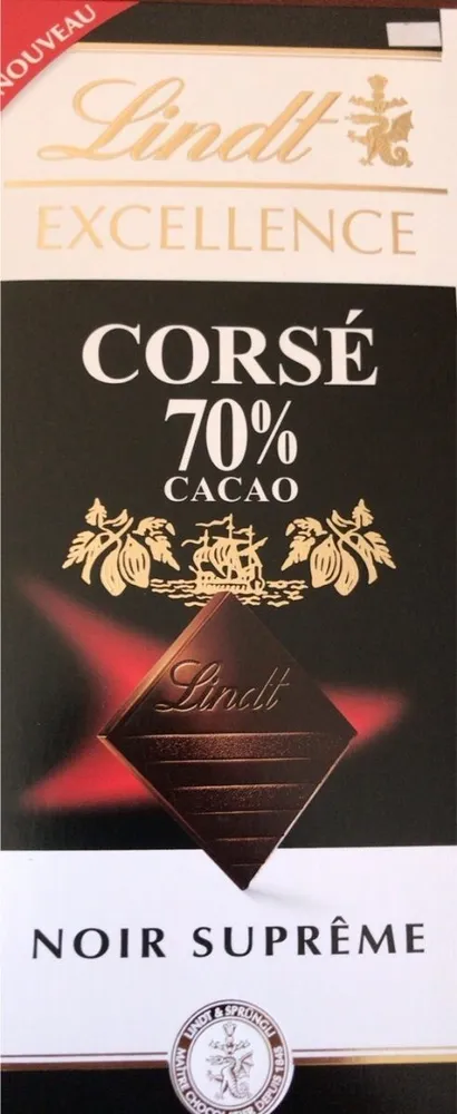 Excellence Noir Suprême Corsé 70% Cacao