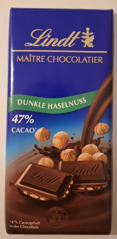 Lindt tamna čokolada s lješnjacima