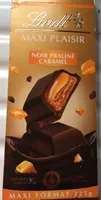 Chocolat Maxi plaisir noir praliné caramel