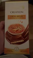 Lindt CREATION Crème Brûlée 3046920022262 Vollmilch-Schokolade mit einer Milchfüllung (35%) mit karamellisierten Zuckerstückchen und knusprigem Biskuit