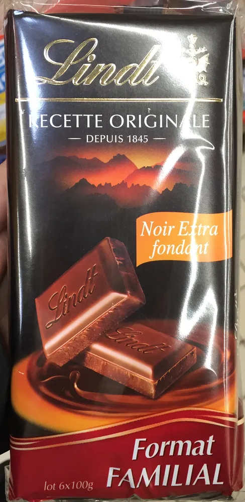 Recette Originale Noir Extra Fondant (Format Familial)