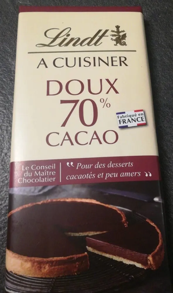 Lindt A Cuisiner doux 70% de cacao