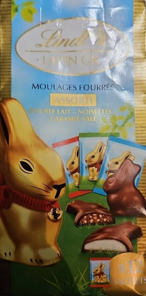 Lapin Or Moulage Fourré Assorti