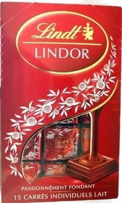 Lindor 15 Carrés individuels lait