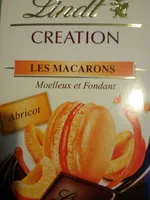Lindt creation les macarons noir abricot