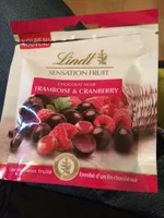 Sensation fruit - Chocolat noir framboise & cranberry