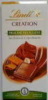 Création - Praliné Feuilleté aux éclats de crêpe dentelle