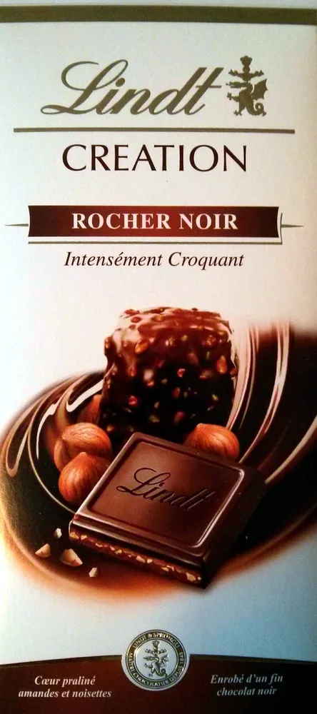 Rocher noir intensément croquant