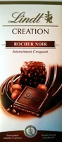 Rocher noir intensément croquant
