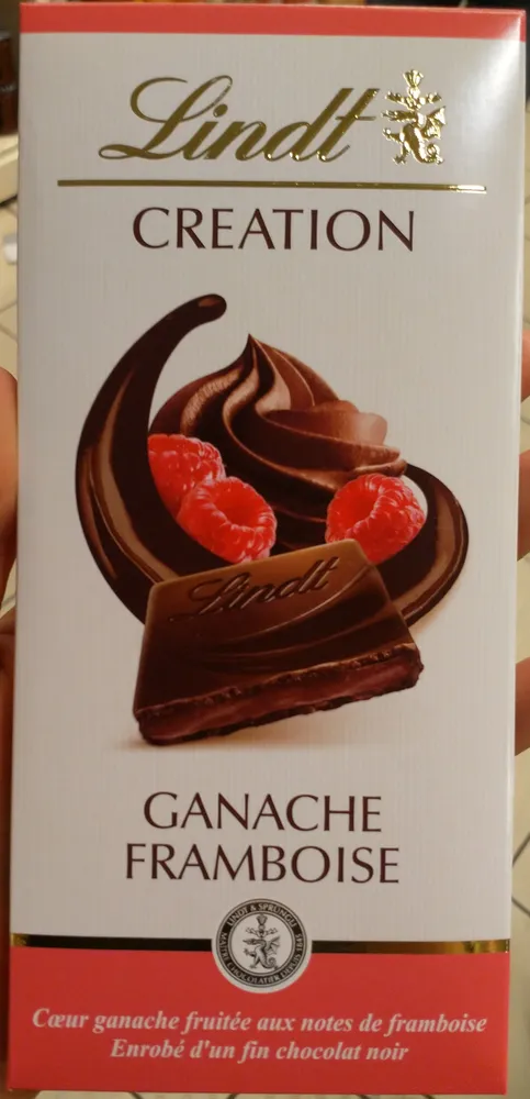 Création ganache framboise