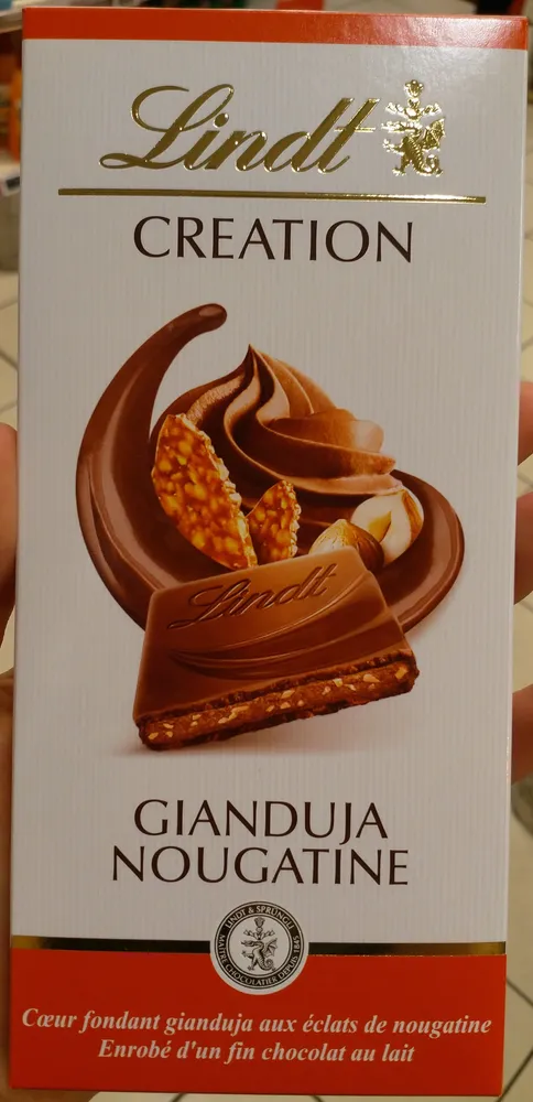 Création - Gianduja nougatine - Chocolat au lait