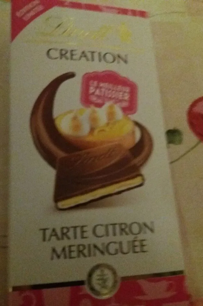 Lindt création tarte citron meringuée