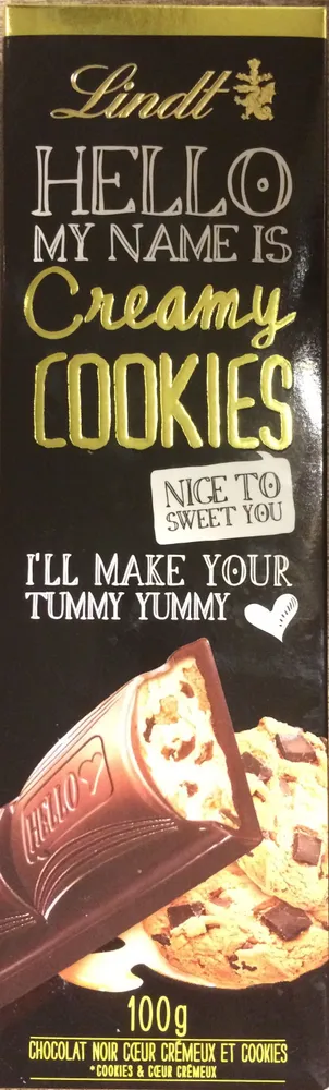 Hello my name is creamy cookies