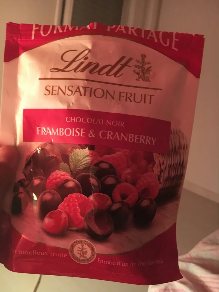 Sensation Fruit Bonbons chocolat noir framboise & ... le sachet de 250 g