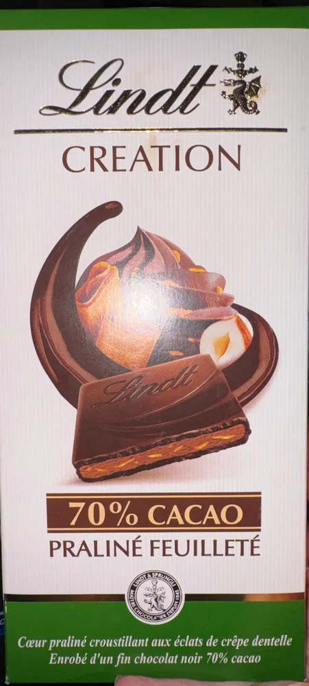70% Cacao Praliné Feuilleté