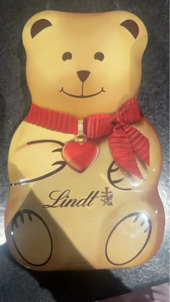 Lindt boite fer teddy chocolat au lait