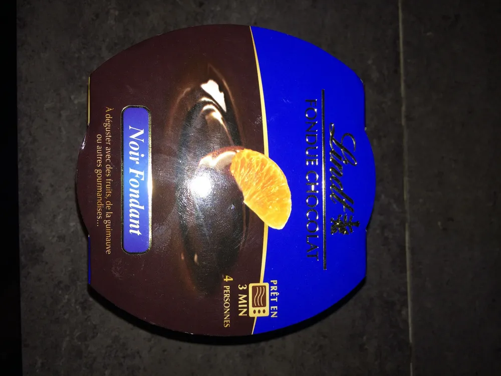 Fondue Chocolat Noir Fondant