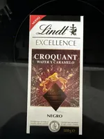Lindt Excellence Negro Croquant Wafer y Caramelo