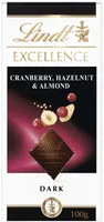 Lindt Excellence Cranberry 100g