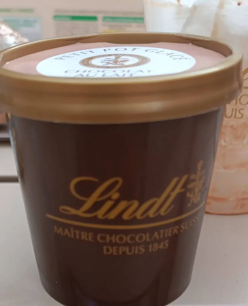 Crème glacée chocolat au lait