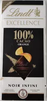 Chocolat 100% cacao orange