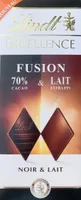 EXCELLENCE FUSION 70% CACAO & LAIT EXTRA FIN