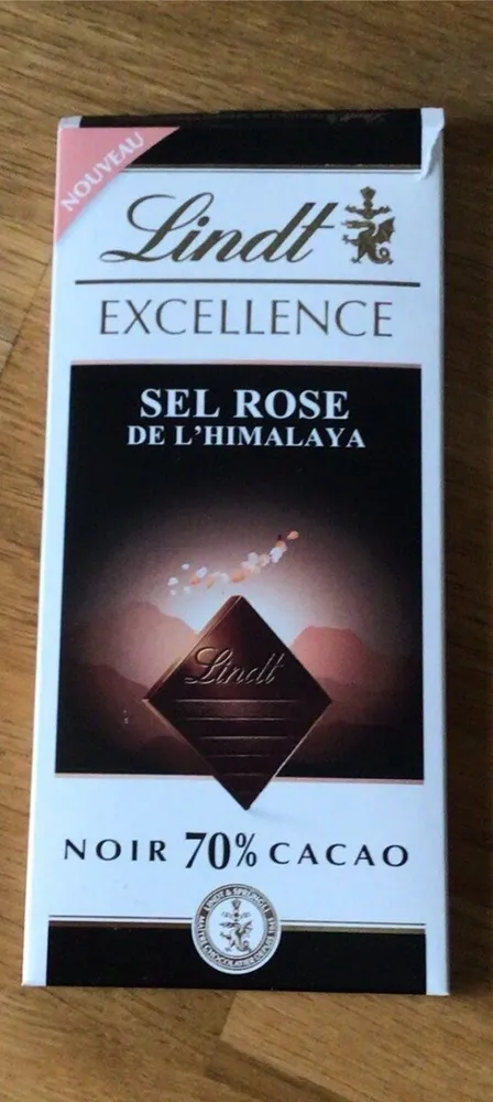 Chocolat noir au sel rose de l’Himalaya
