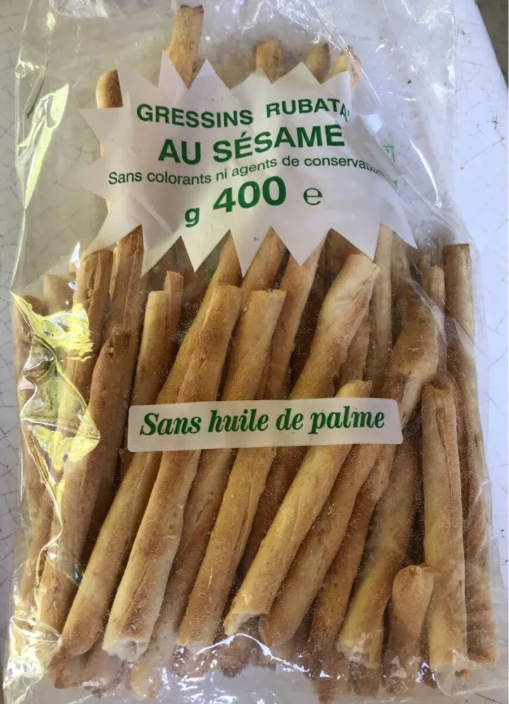 Gressins Rubata au sesame